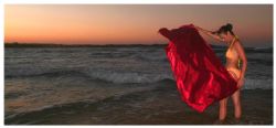 some more colours on the beach in moz. this is a panorami... by Fiona Ayerst 